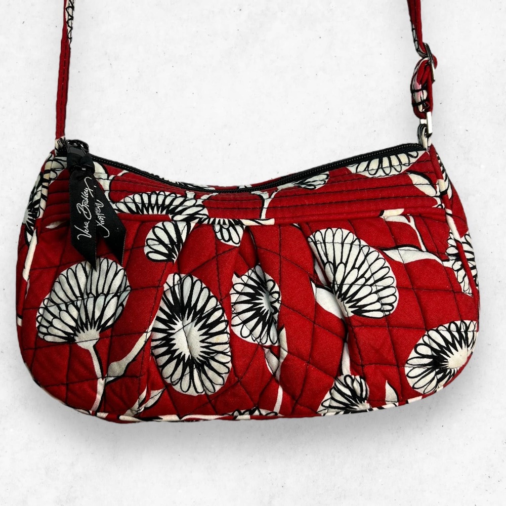 Vera Bradley Frannie in Deco Daisy Retired Pattern 2011 Purse Crossbody Bag‎